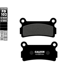 Beta ALP 50/240 brake pads Galfer - semi-metal