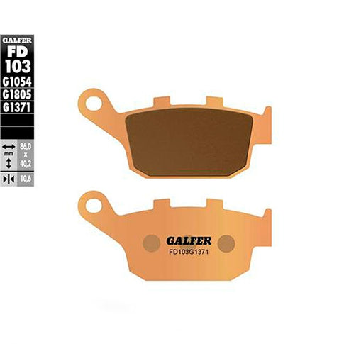 Pastillas de freno Honda CB 250 >2015 Galfer - sinterizadas FD103G1371