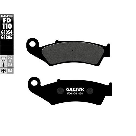 Pastillas de freno traseras RVF 750 RR >1994 Galfer - semi-metal FD110G1054