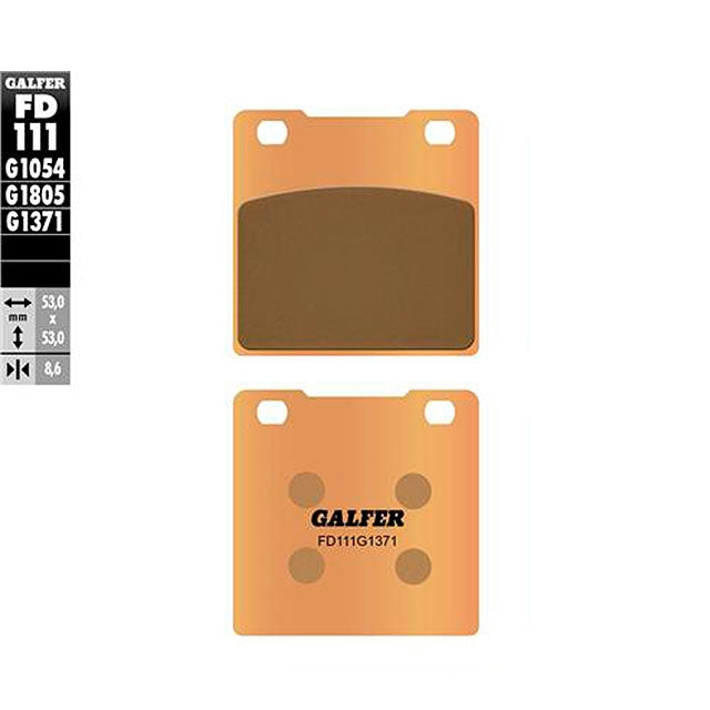 Pastillas de freno Suzuki GS 500 F >2006 Galfer - sinterizadas FD111G1371