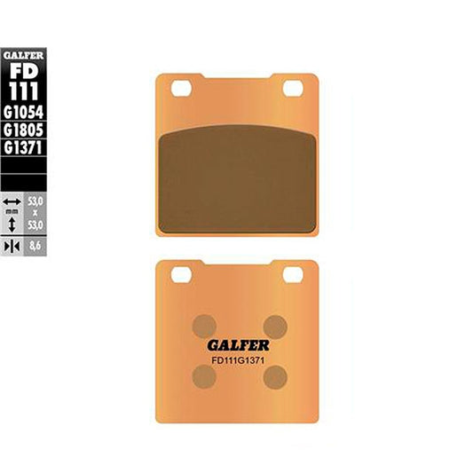 Pastillas de freno Suzuki GS 500 F >2006 Galfer - sinterizadas FD111G1371