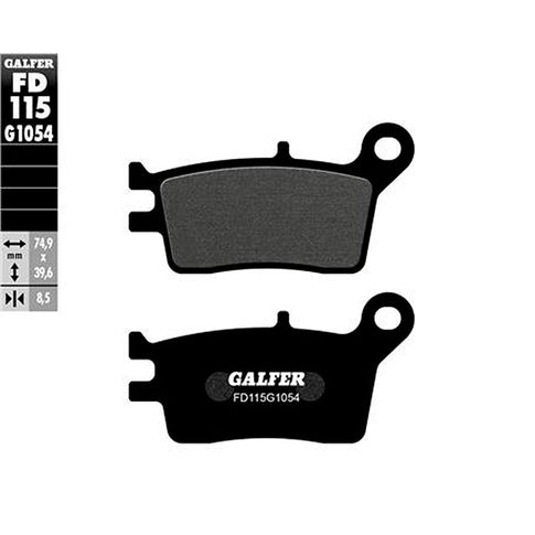 Pastillas de freno Honda CRM 250 R 88-91 Galfer - semi-metal FD115G1054