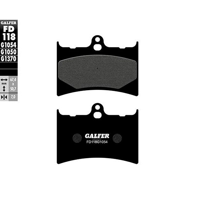 Pastillas de freno Aprilia RS 125 Galfer - semi-metal