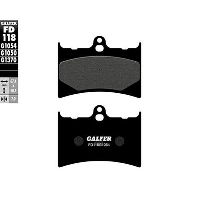 Pastillas de freno Aprilia RS 125 Galfer - semi-metal