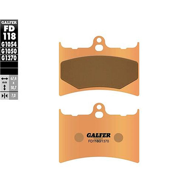 Pastillas de freno Aprilia RS 125 Galfer - sinterizadas FD118G1370