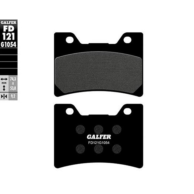 Pastillas de freno Yamaha XJR 1200 1994 Galfer - semi-metal FD121G1054