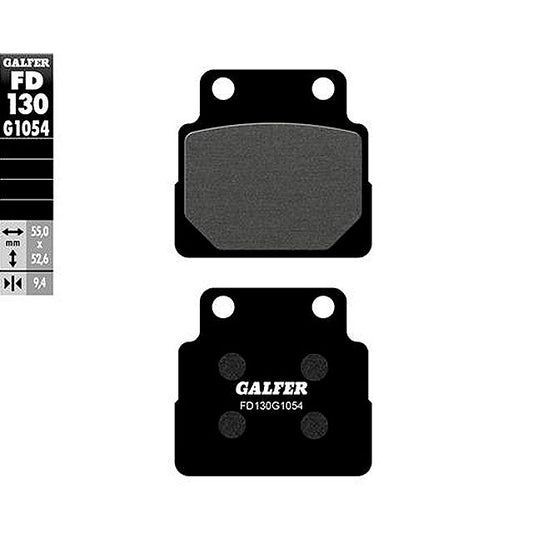 Pastillas de freno Honda CB 450 DX >1989 Galfer - semi-metal FD130G1054