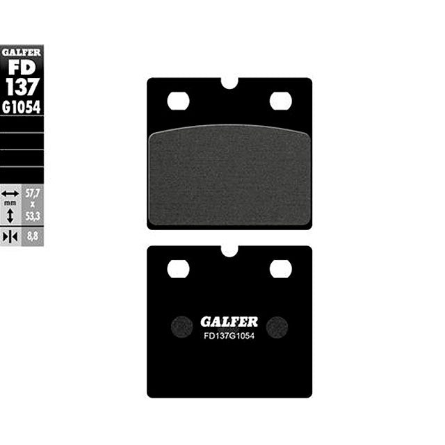 Pastillas de freno BMW R 100 R 92-94 Galfer FD137G1054