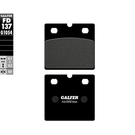 Pastillas de freno BMW R 100 R 92-94 Galfer FD137G1054