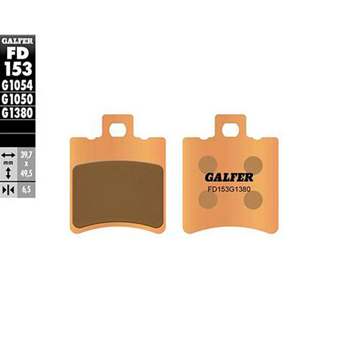 Pastillas de freno Aprilia RS 250 >1995 Galfer - sinterizadas FD153G1380
