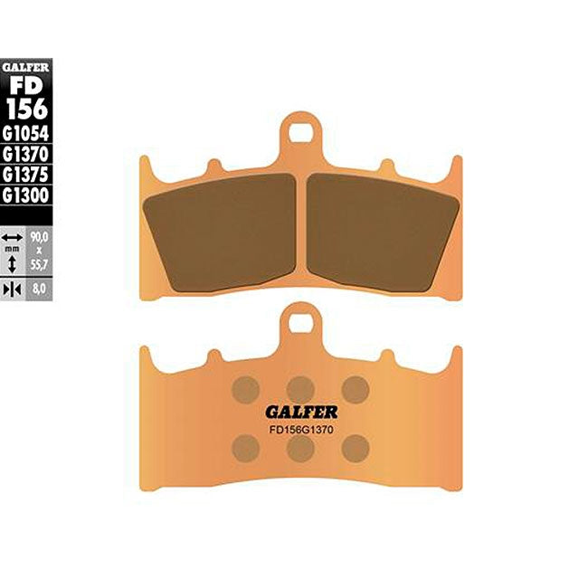 Pastillas de freno GSX 1300 R Hayabusa 99-07 Galfer - sinterizadas FD156G1370