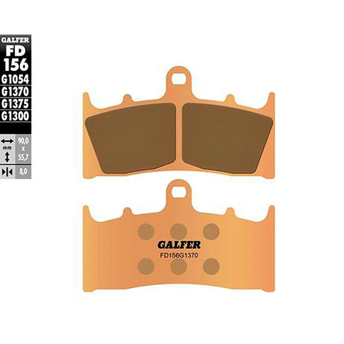 Pastillas de freno GSX 1300 R Hayabusa 99-07 Galfer - sinterizadas FD156G1370