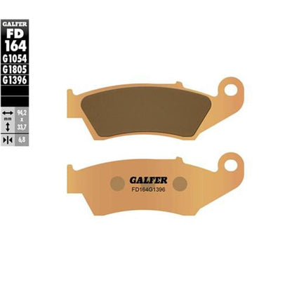 Pastillas de freno Beta RR 125/200/250/300/350/390/400/430/450/480/498/500 Galfer - sinterizadas racing FD164G1396R