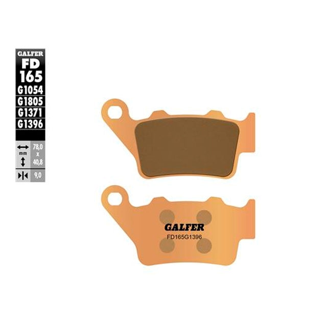 Pastillas de frenos BMW F 650/700/750/800 GS Galfer - sinterizadas offroad
