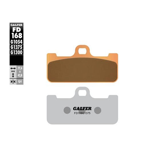 Pastillas de freno Honda VTR 1000 SP1 Galfer - sinterizadas FD168G1375