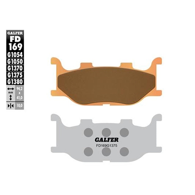 Pastillas de freno Yamaha T-Max 500 04-07 Galfer - sinterizadas FD169G1375