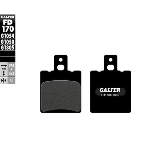 Pastillas de freno Yamaha BW'S 50 R 1995 Galfer FD170G1050