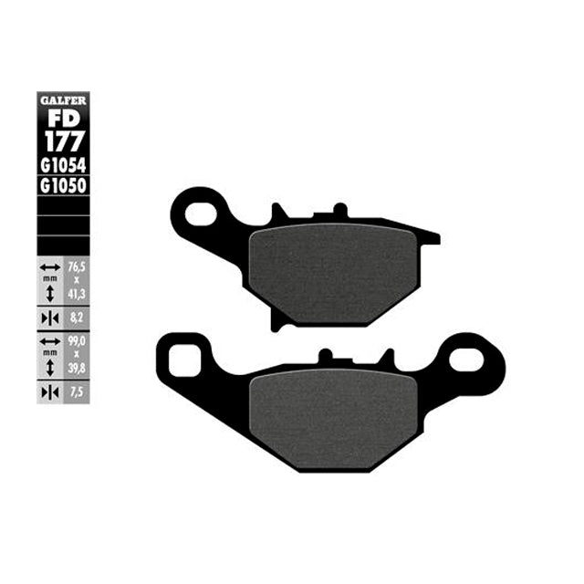 Pastillas de freno Suzuki Adress 110 15-19 Galfer FD177G1050