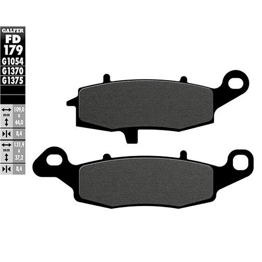Pastillas de freno derechas Suzuki DL V-Strom 650 >2004 Galfer - semi-metal FD179G1054