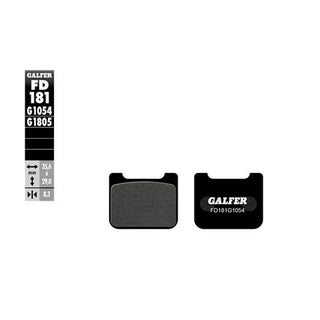 Brembo Racing brake pads X206001 Galfer - semi-metal