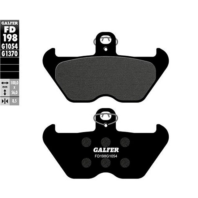 Pastillas de freno BMW R 100 GS / R 93-94 Galfer FD198G1054