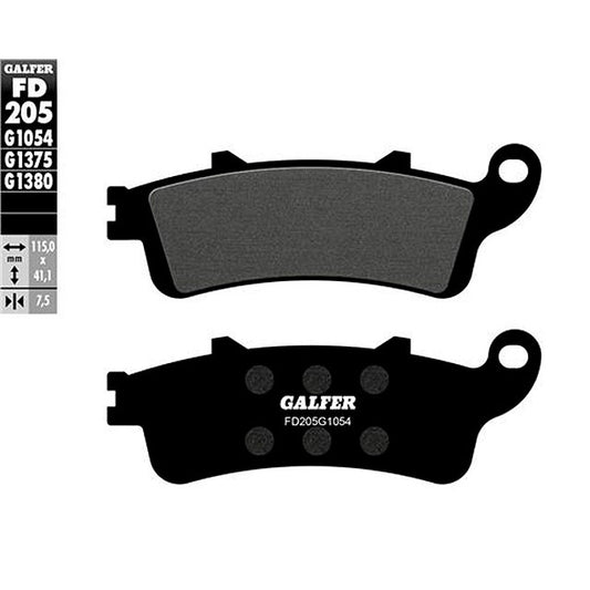 Pastillas de freno Honda VFR 800 98-00 Galfer semi-metal FD205G1054