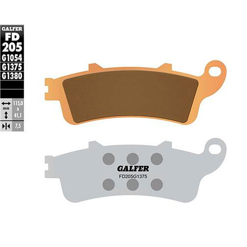 Pastillas de freno Honda VFR 800 98-00 Galfer - sinterizadas FD205G1375