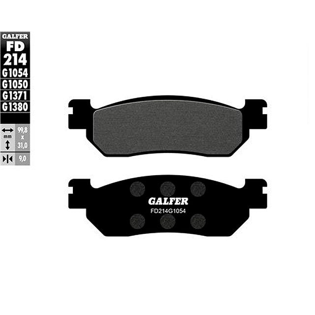 Pastillas de freno Keeway Silverblade 125/150 >2007 Galfer - semi-metal FD214G1054