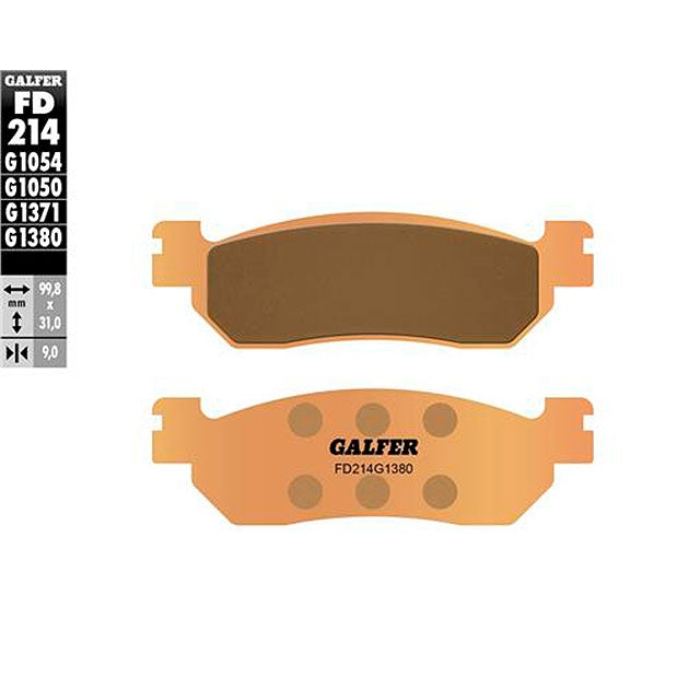 Pastillas de freno Keeway Silverblade 125/150 >2007 Galfer - sinterizadas FD214G1380
