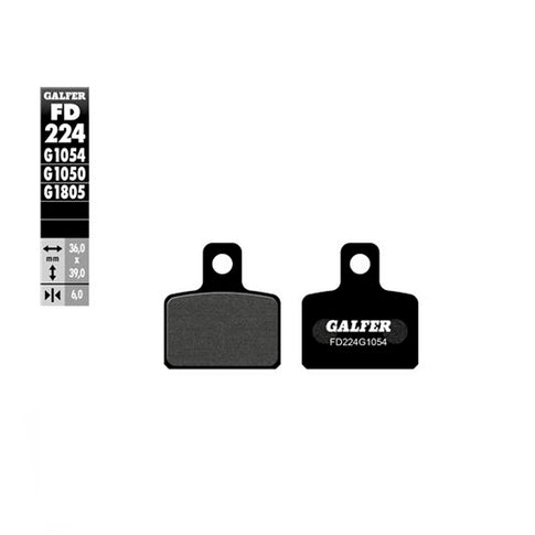 Pastillas de freno traseras Beta EVO 125/250 >2014 Galfer - semi-metal FD224G1054