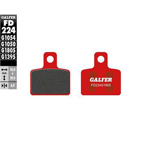 Pastillas de freno traseras Beta EVO 125/250 >2014 Galfer - trial FD224G1805