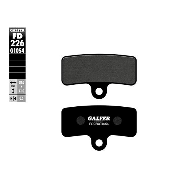 Pastillas de freno Buell Special M2 Cyclone 1200 >2000 Galfer - semi-metal FD226G1054