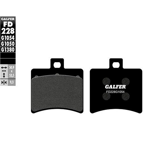 Pastillas de freno Aprilia Arrecife 125/200/300/500 Galfer - semi-metal FD228G1054