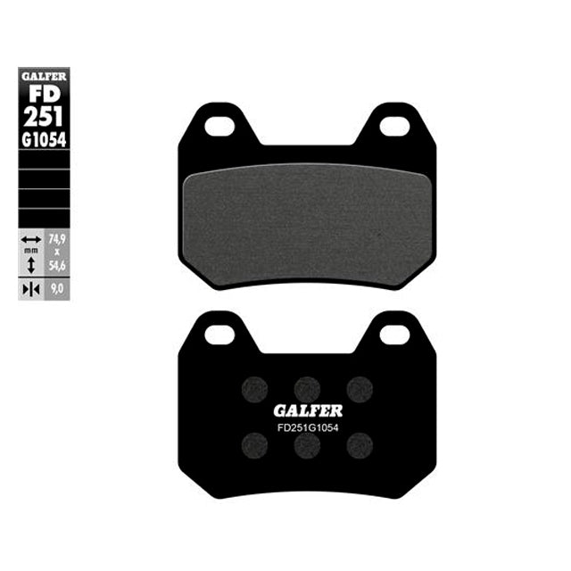 Pastillas de freno BMW K 1200 LT >1997 Galfer FD251G1054