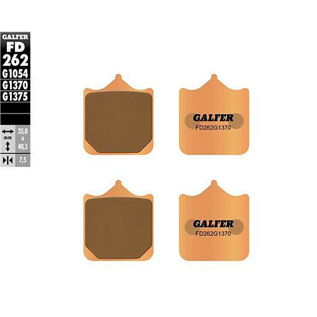 Pastillas de freno Aprilia RSV Mille 1000 >2001 Galfer - sinterizadas FD262G1370