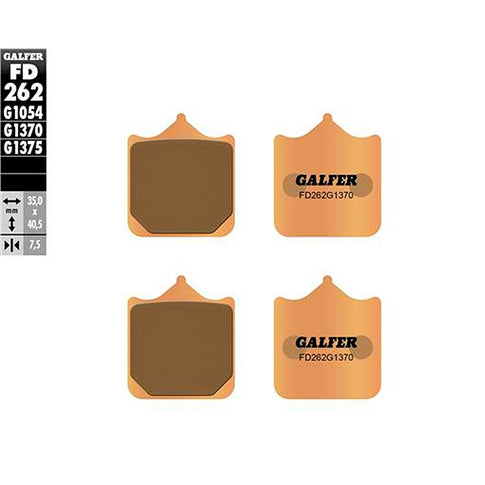 Pastillas de freno Aprilia RSV Mille 1000 >2001 Galfer - sinterizadas FD262G1370