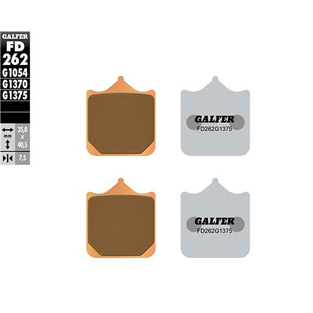Pastillas de freno Aprilia RSV Mille 1000 >2001 Galfer - sinterizadas sport FD262G1375