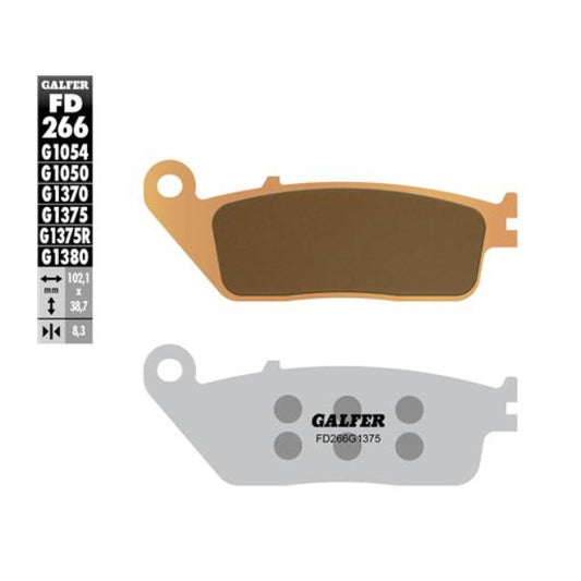 Pastillas de freno Honda CB 350 RS >2021 Galfer - sinterizadas sport FD266G1375