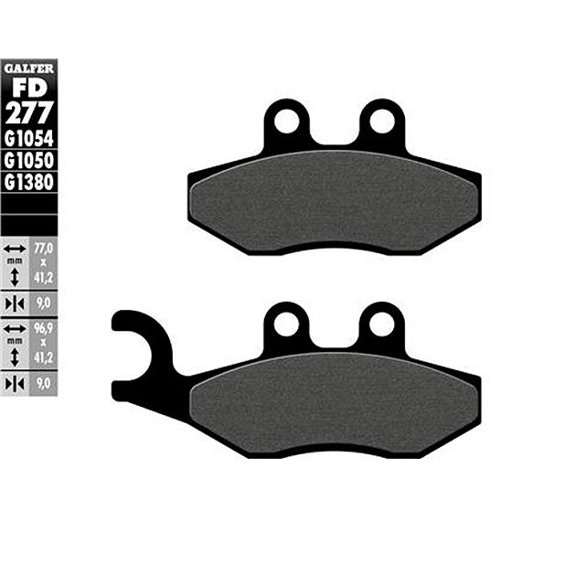 Pastillas de freno Aprilia SR Max 300 >2012 Galfer - semi-metal FD277G1054