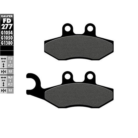 Pastillas de freno Aprilia SR Max 300 >2012 Galfer - semi-metal FD277G1054
