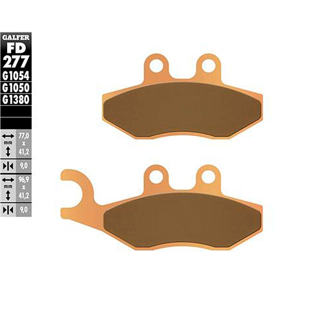 Pastillas de freno Aprilia SR Max 300 >2012 Galfer - sinterizadas FD277G1380