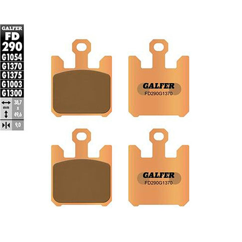 Pastillas de freno Kawasaki ZX-6 RR 03-06 Galfer - sinterizadas FD290G1370