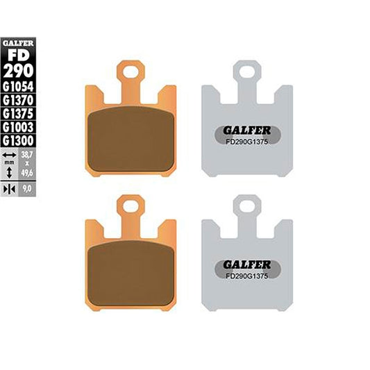 Pastillas de freno Kawasaki ZX-6 RR 03-06 Galfer - sinterizadas sport FD290G1375