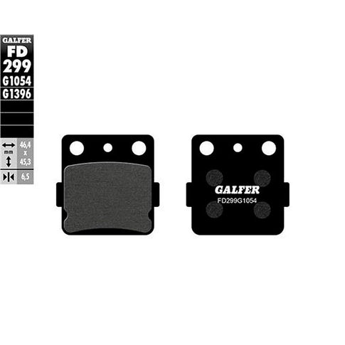 Pastillas de freno traseras Yamaha YZ 60/80/85 Galfer - semi-metal FD299G1054