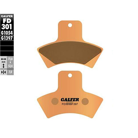 Pastillas de freno Polaris Sport 400 >1999 Galfer FD301G1397