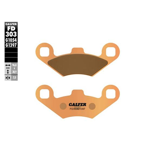 Pastillas de freno Macbor ZX 250 >2006 Galfer FD303G1397