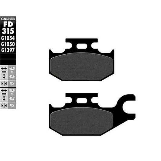 Pastillas de freno Suzuki Burgman UH 125/200 Galfer FD315G1050