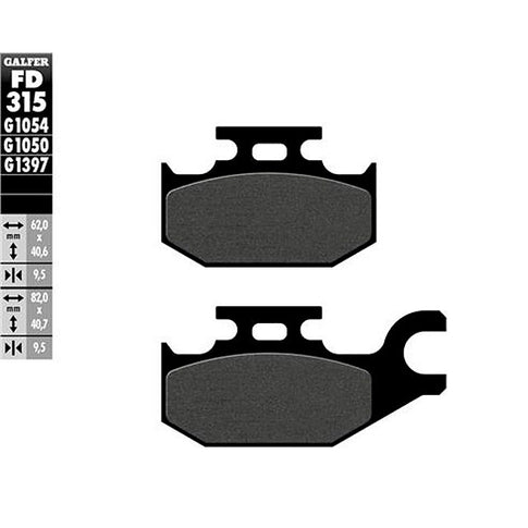 Pastillas de freno Suzuki Burgman UH 125/200 Galfer - semi-metal FD315G1054