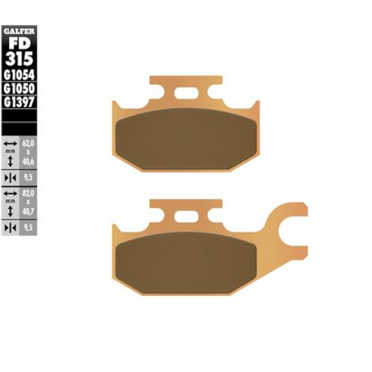 Pastillas de freno Suzuki Burgman UH 125/200 Galfer - sinterizadas FD315G1397