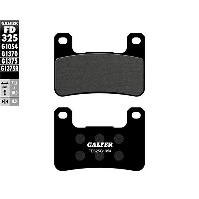 Pastillas de freno Kawasaki Z 1000 >2010 Galfer FD325G1054
